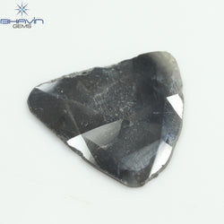 6.75 CT Pear Slice Shape Natural Diamond Gray Color I3 Clarity (21.00 MM)