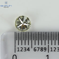 0.31 CT、ラウンド シェイプ ナチュラル ダイヤモンド ホワイト (M) カラー、I1 クラリティ (4.18 MM)