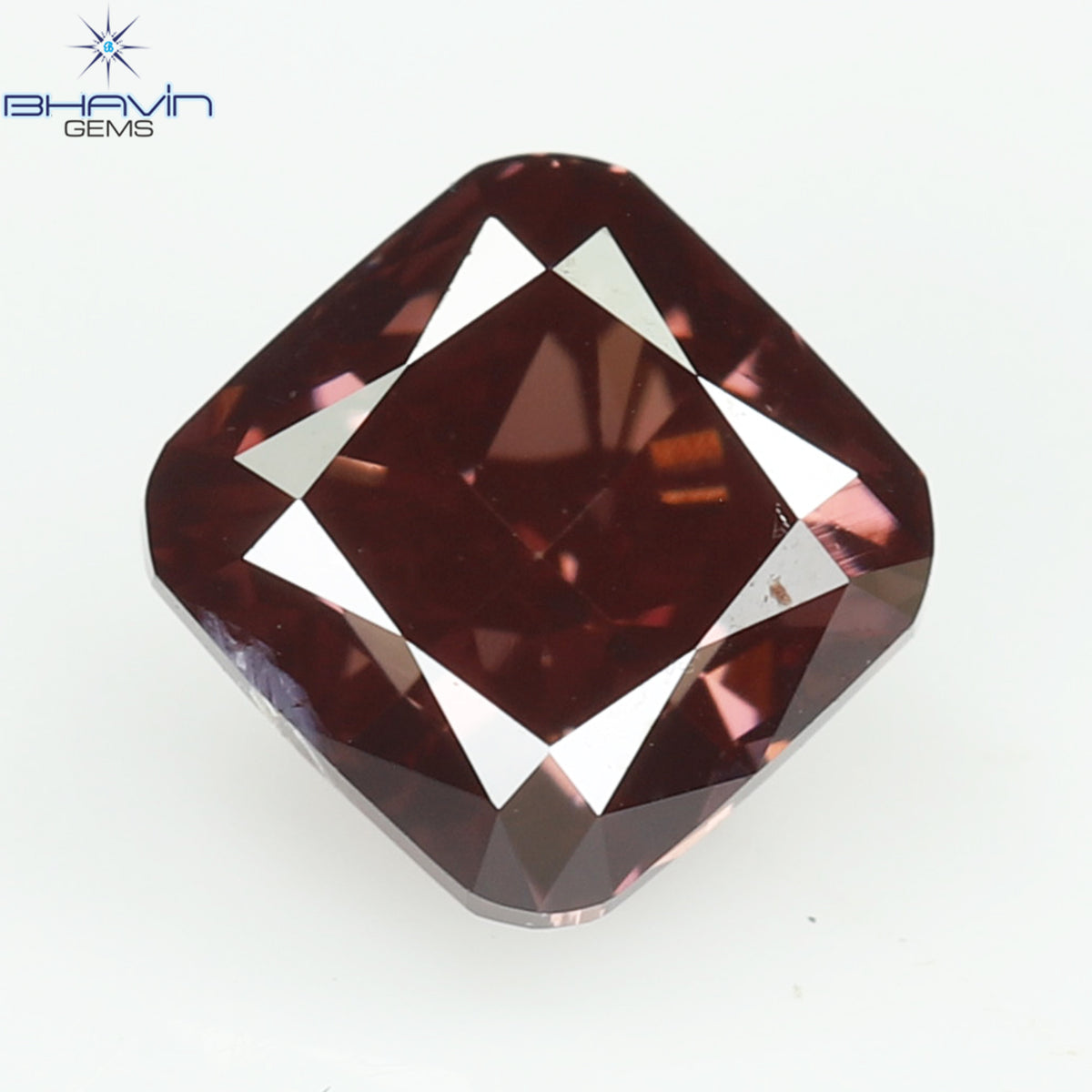 0.30 CT Cushion Natural Diamond Enhanced Pink Color Clarity VS1 (3.48 MM)
