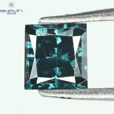 0.19 CT, Princess Diamond, Blue Color Clarity SI2