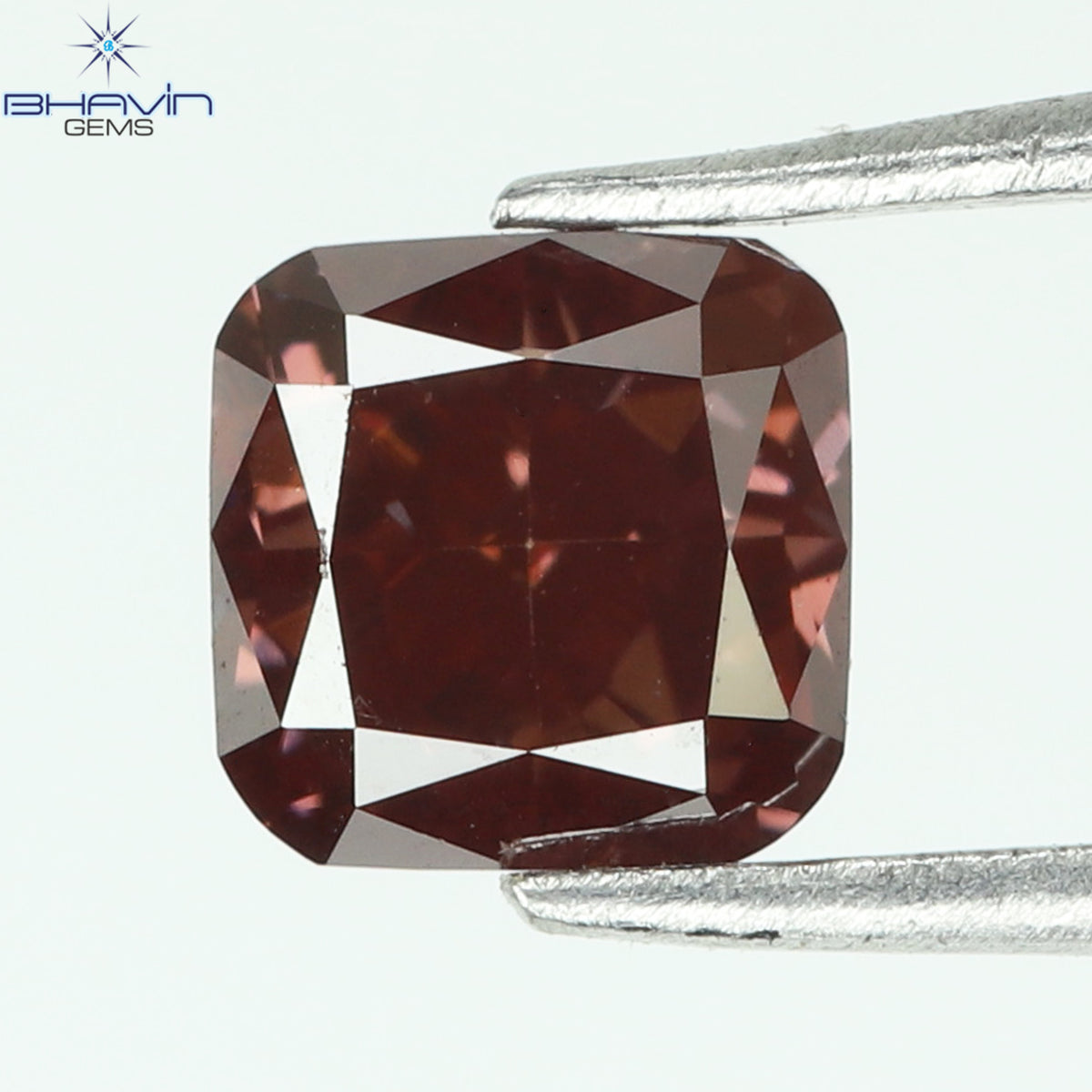0.30 CT Cushion Natural Diamond Enhanced Pink Color Clarity VS1 (3.48 MM)