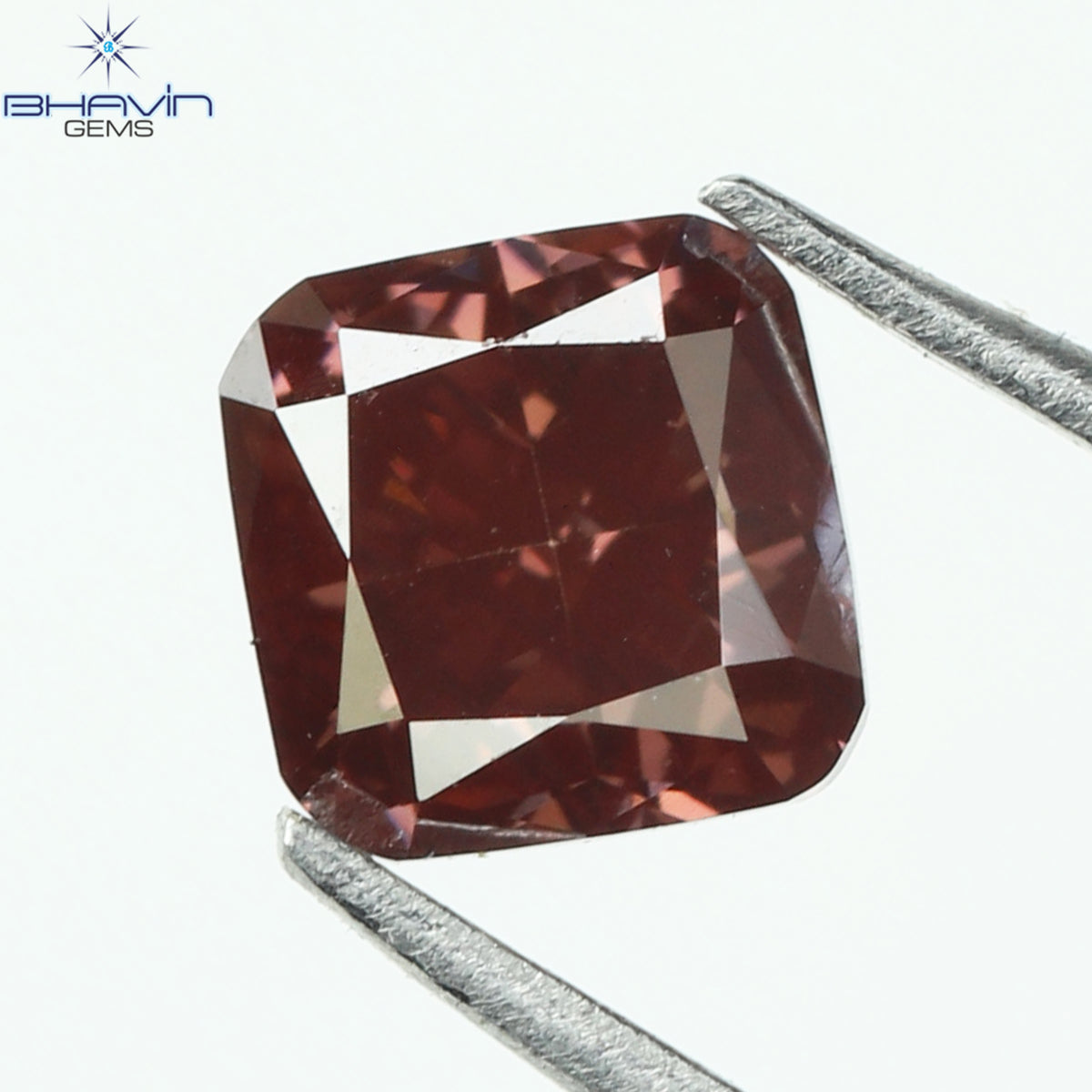 0.30 CT Cushion Natural Diamond Enhanced Pink Color Clarity VS1 (3.48 MM)