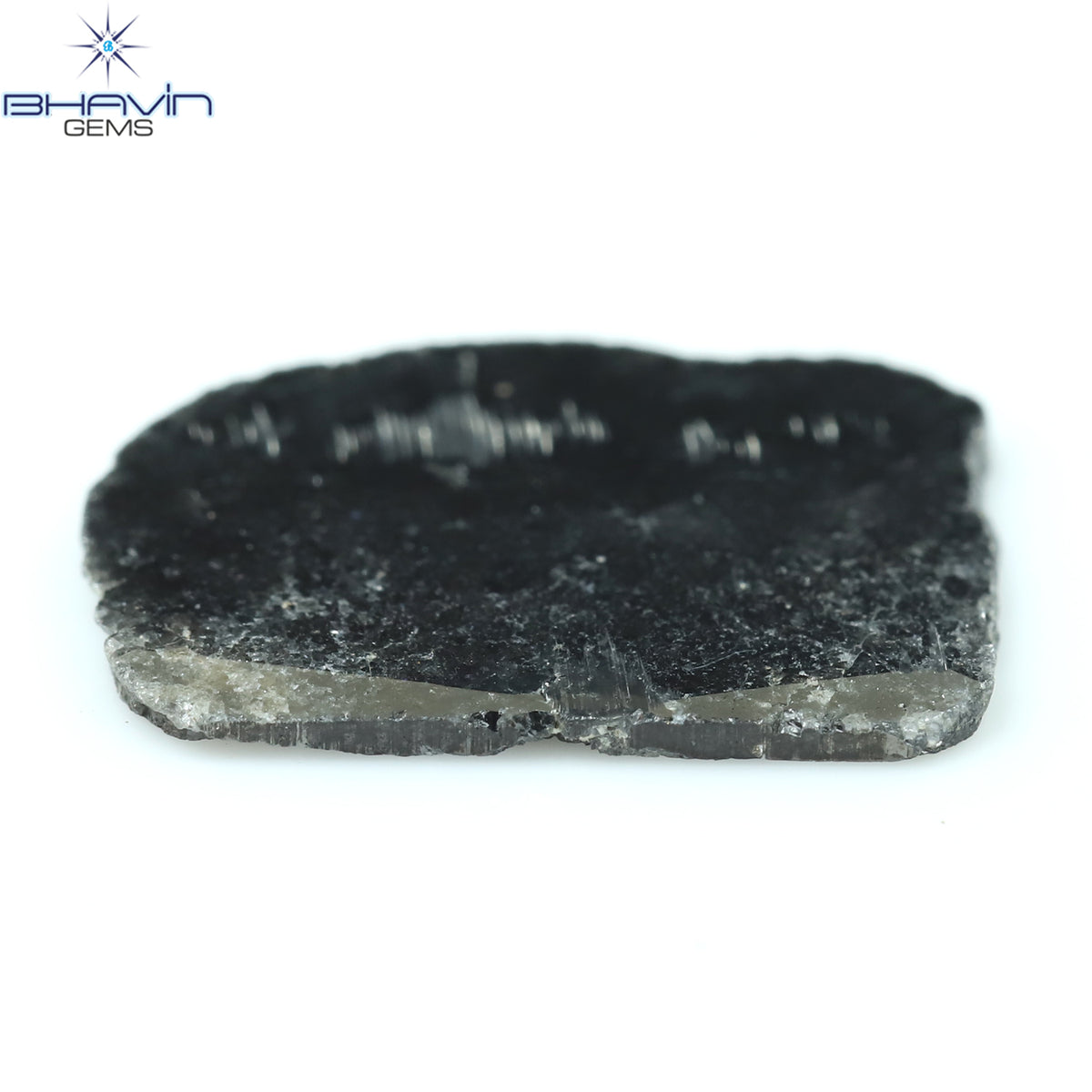 3.18 CT Natural Slice Diamond Black Color Clarity I3 (15.95 MM)