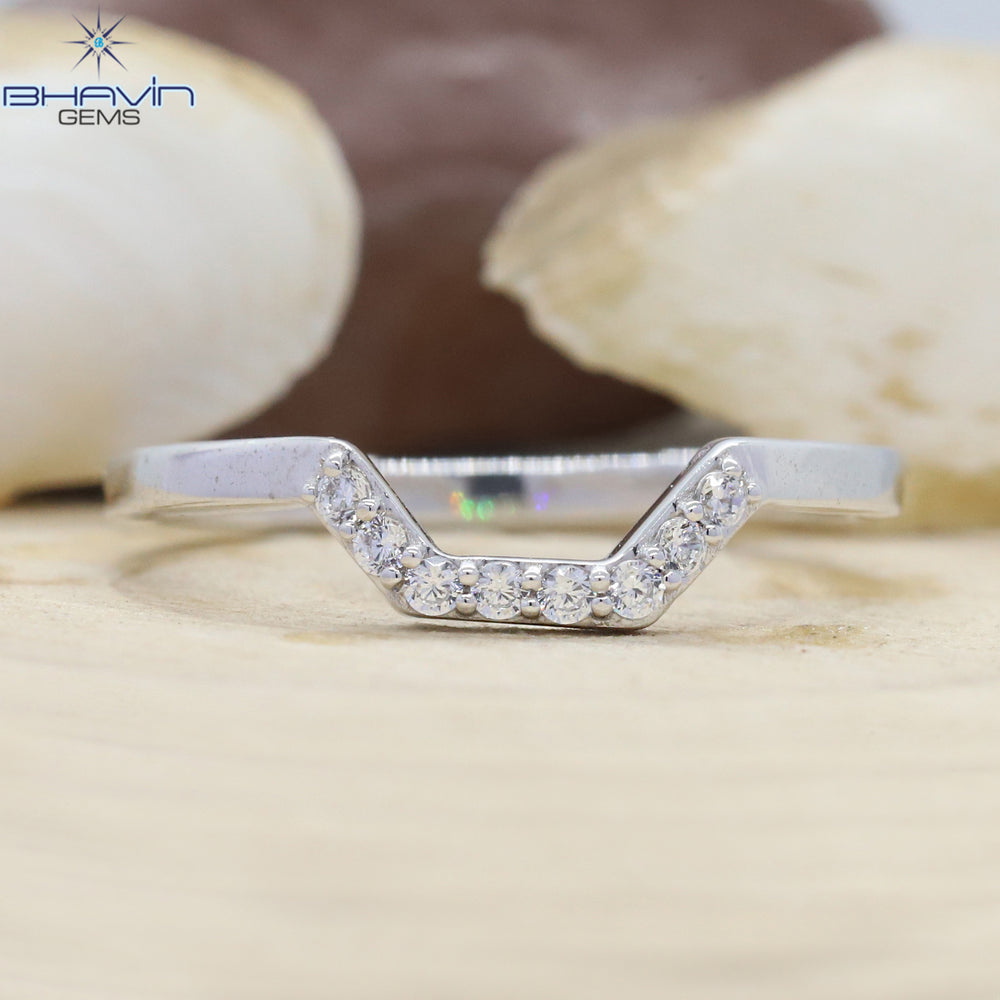 Hexagon Diamond Natural Diamond Ring Gray Color Gold Ring Engagement Ring