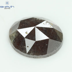 1.88 CT, 0val Shape Black Salt And Pepper (Brown) Color Loose Diamond, Clarity I3