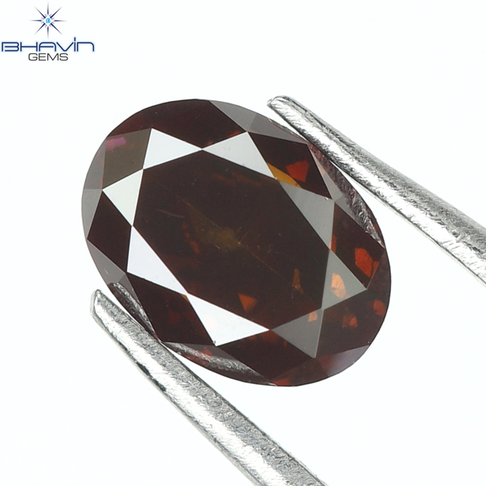 0.25 CT, Oval Diamond, Natural loose diamond, Oval Cut, Cognac Color, Gifts, Rings, Diamond, Jewelry, Diamond Ring, TFS-160