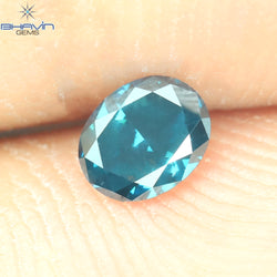 0.30 CT, Oval Diamond, Natural loose diamond, Oval Cut, Green Color, Blue Color, Gifts, Rings, Diamond, Jewelry, Diamond Ring, TFS-170