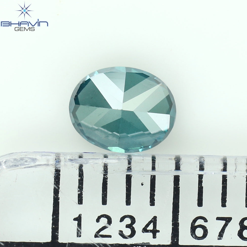 0.30 CT, Oval Diamond, Natural loose diamond, Oval Cut, Green Color, Blue Color, Gifts, Rings, Diamond, Jewelry, Diamond Ring, TFS-170