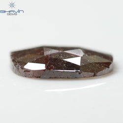 1.11 CT ,Oval Shape Diamond Brown Salt And Pepper Color ,Clarity I3,(8.77 MM)