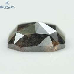 2.07 CT,  Radiant Diamond, Brown (Salt And Pepper) Color, Clarity I3