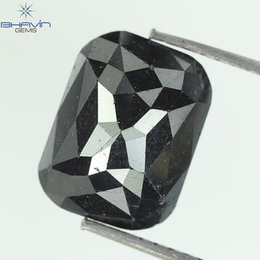 4.29 CT, Radiant Black Natural loose Diamond (10.81 MM)