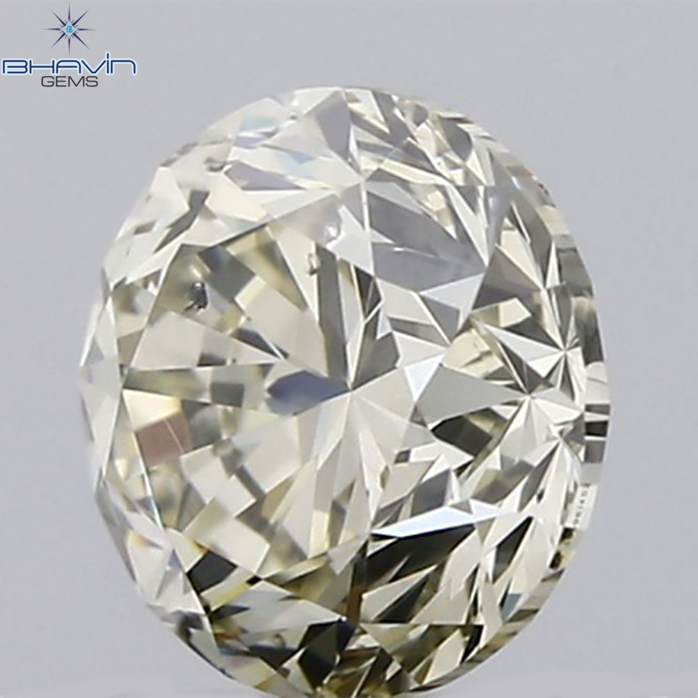 IGI Certified 0.50 CT, Round Brilliant Diamond, White (Q-R) Color, Clarity SI1