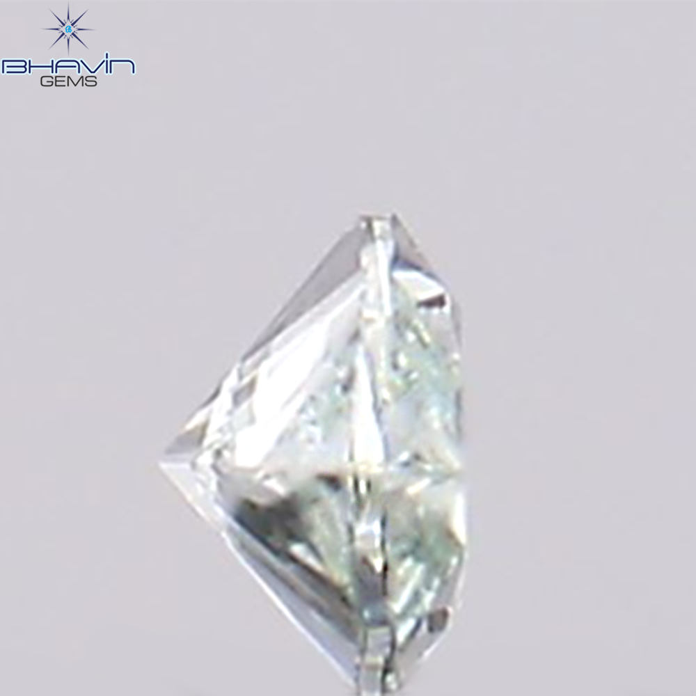 0.08 CT, Marquise Shape, Natural Diamond Greenish Blue Color, VS2 Clarity (4.40 MM )
