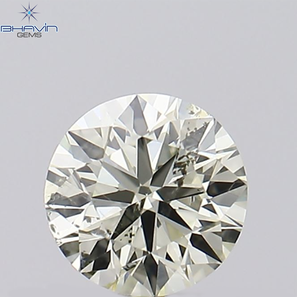 0.35 CT, Round Shape, Natural Diamond, White(K) Color, SI1 Clarity (4.40 MM)