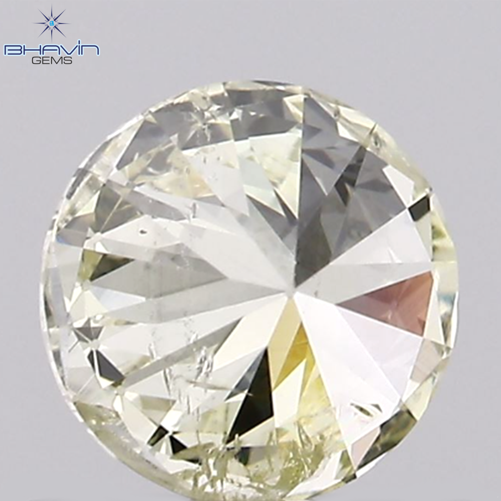 0.50 CT, Round Shape Diamond White (M) Color ,Clarity I1,( 5.23 MM )