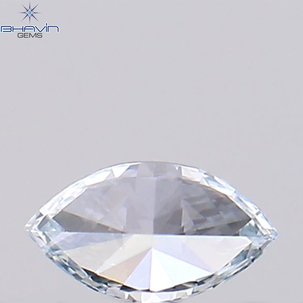 0.12 CT Marquise Natural Diamond Greenish Blue Color Clarity VS1 (4.51 MM)