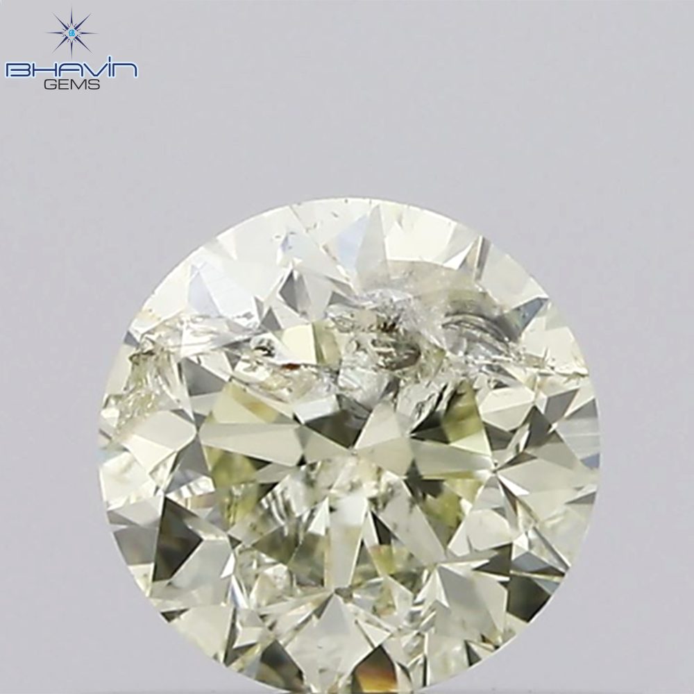 0.40 CT、ラウンド シェイプ ナチュラル ダイヤモンド、ホワイト (M)、I2 クラリティ (4.45 MM)