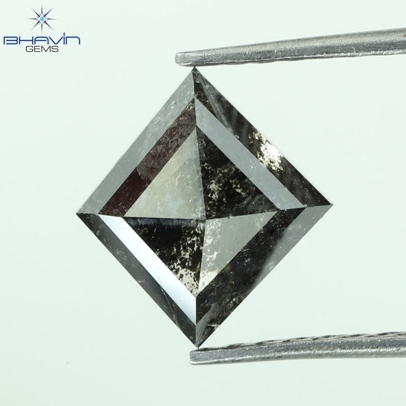 1.82 CT Kite Natural Diamond Salt And Papper Color Clarity I3 (9.17 MM)