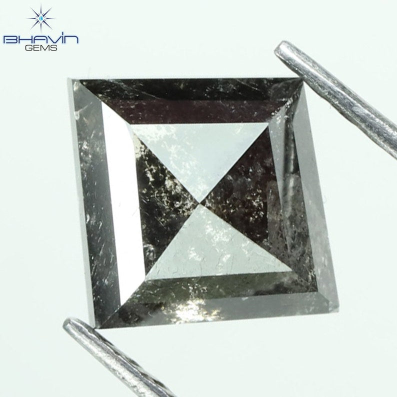 1.82 CT Kite Natural Diamond Salt And Papper Color Clarity I3 (9.17 MM)
