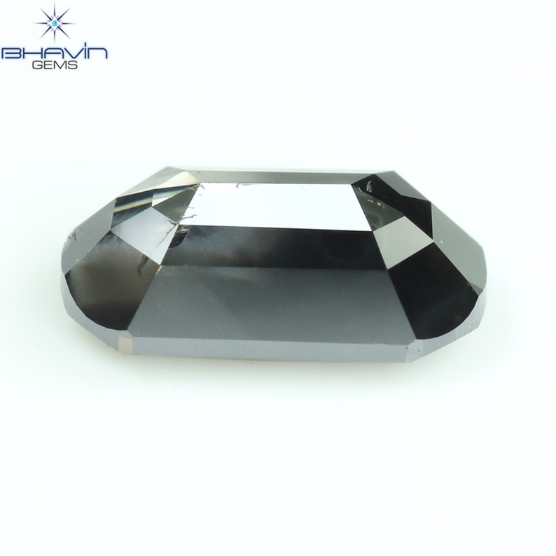 1.07 CT オーバル ダイヤモンド オーバル カット ソルト アンド ペッパー ダイヤモンド クラリティ I3 (7.95 MM)