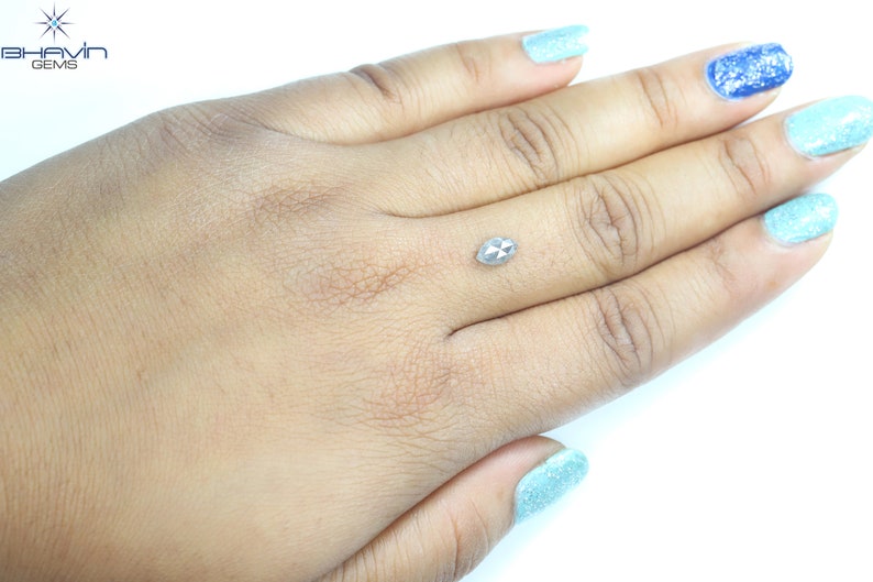 0.71 CT Marquise Natural Diamond Salt And Pepper Color Clarity I3 (7.44 MM)