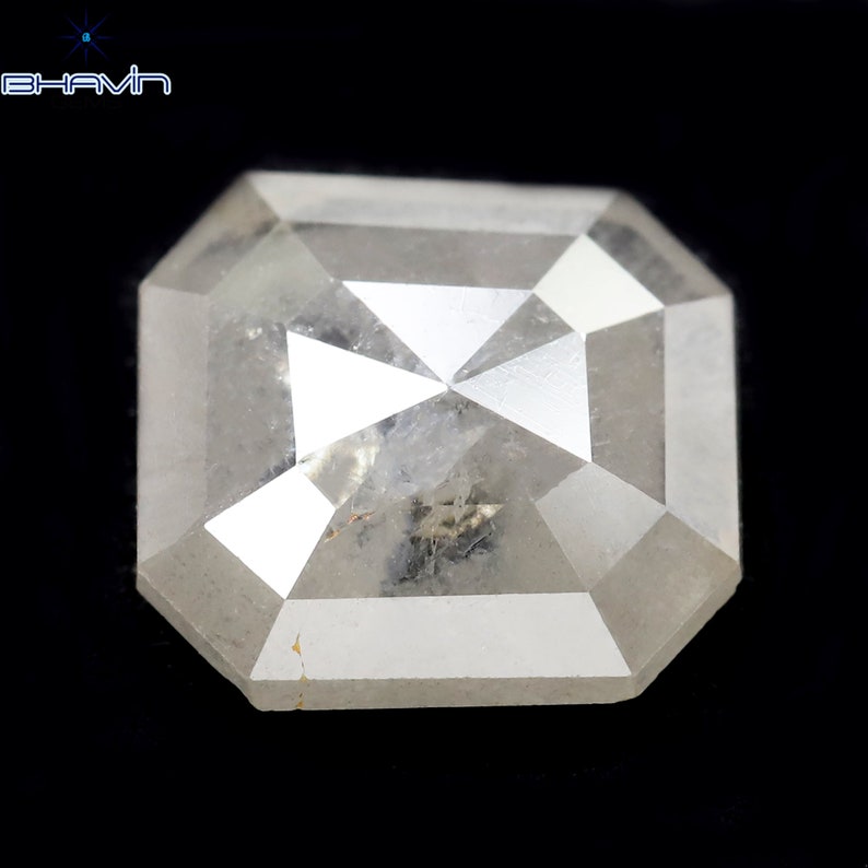 2.14 CT Square Emerald Natural Diamond White Color Clarity I3 (8.41 MM)
